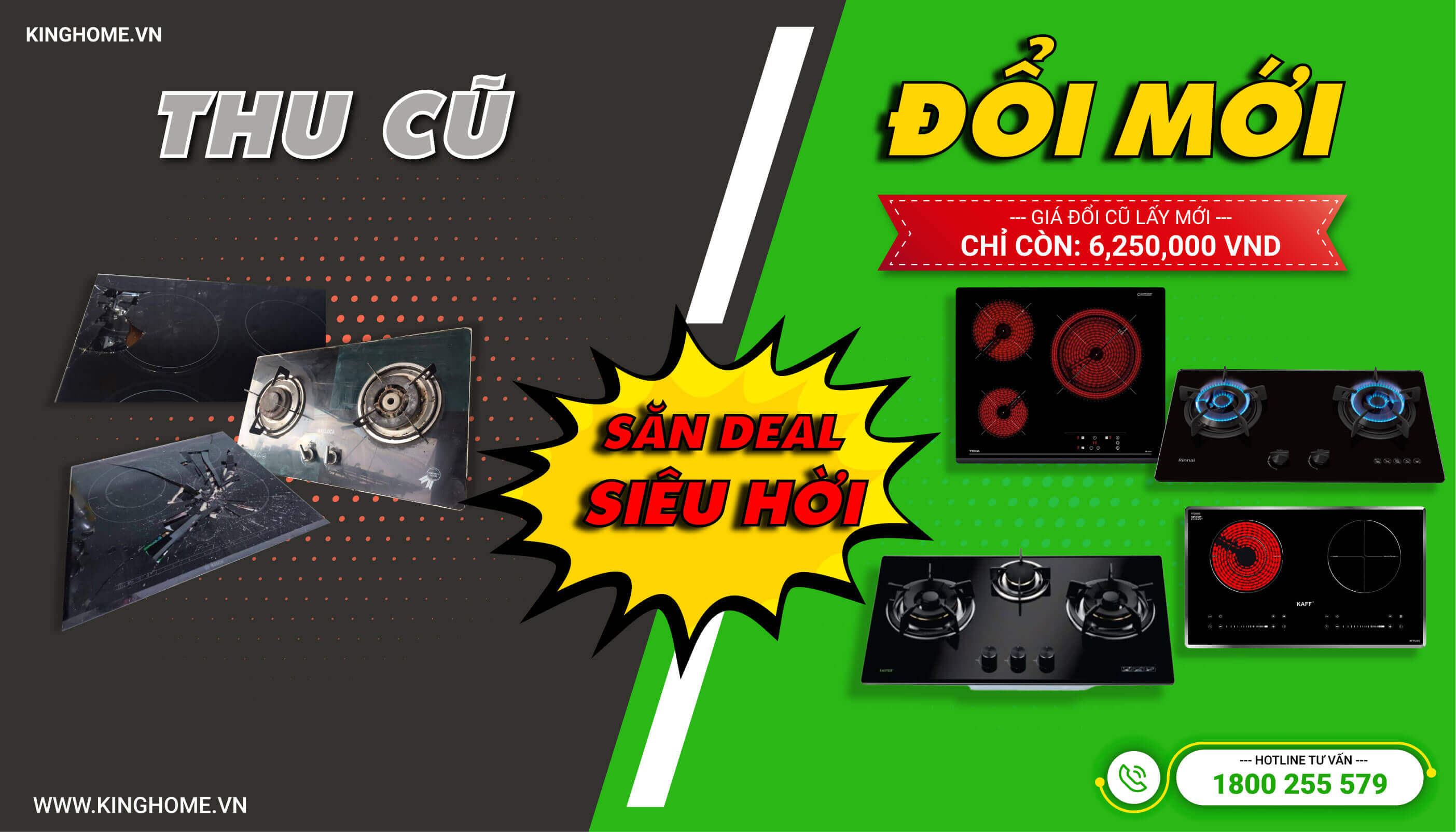 Thu cũ đổi mới bếp tại KingHome.vn