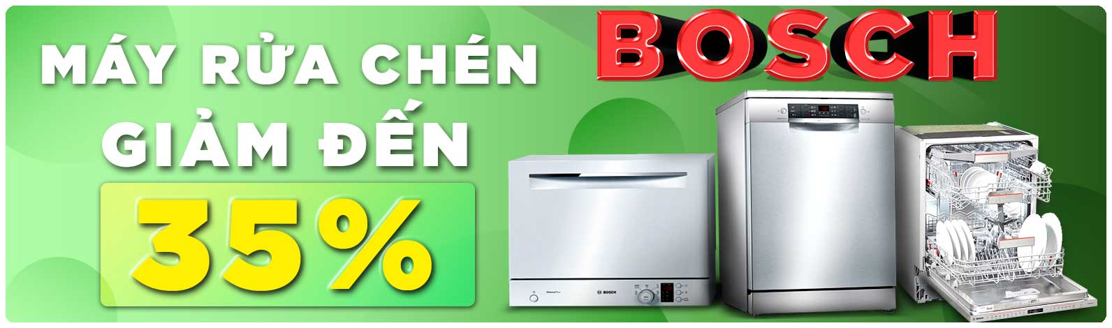 Ưu đãi giảm giá máy rửa chén Bosch đến 35% tại King Home Việt Nam