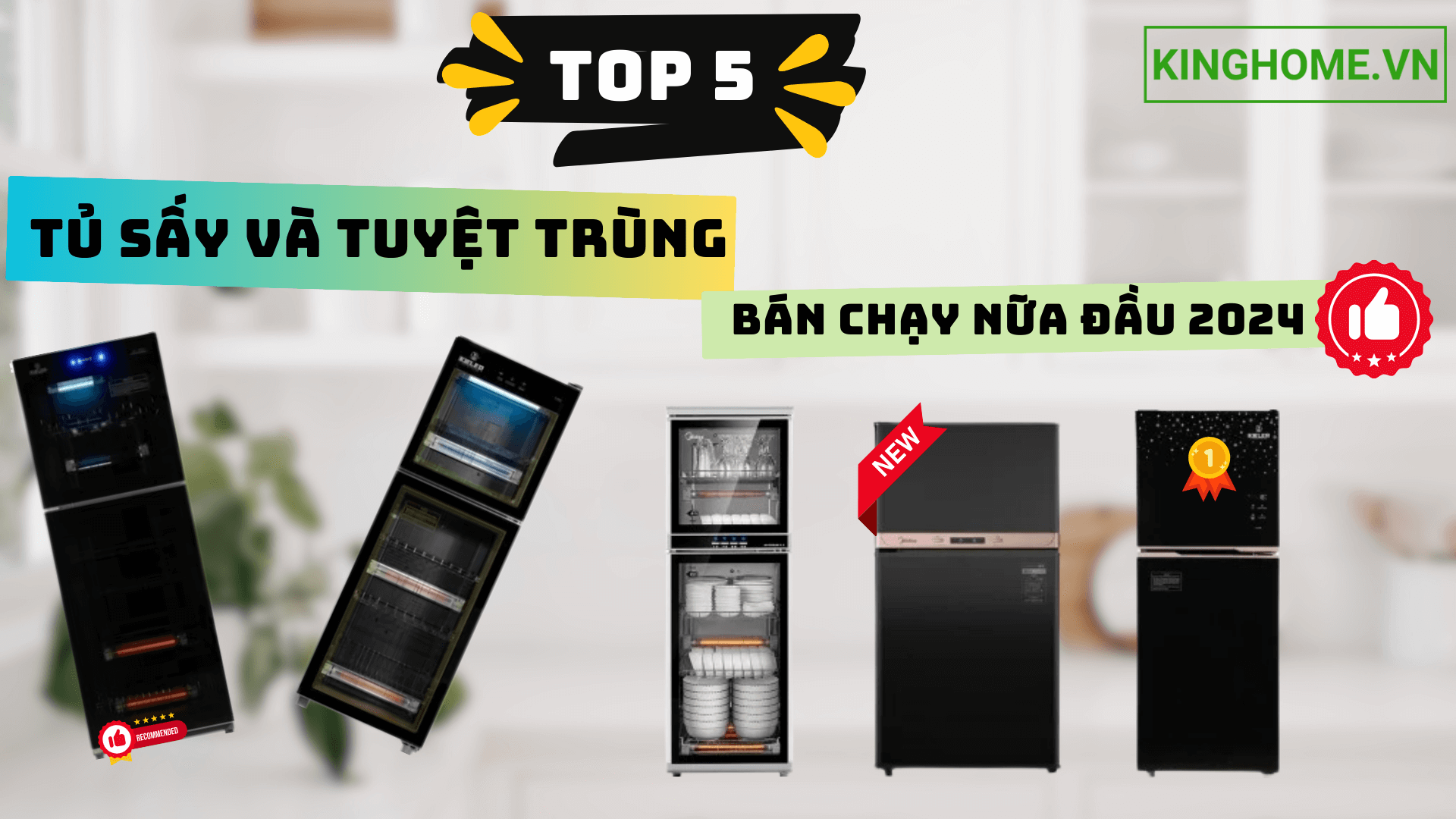 Top 5 tủ sấy và tiệt trùng 2 tầng phù hợp nhu cầu gia đình quán ăn bán chạy nhất nửa đầu năm 2024