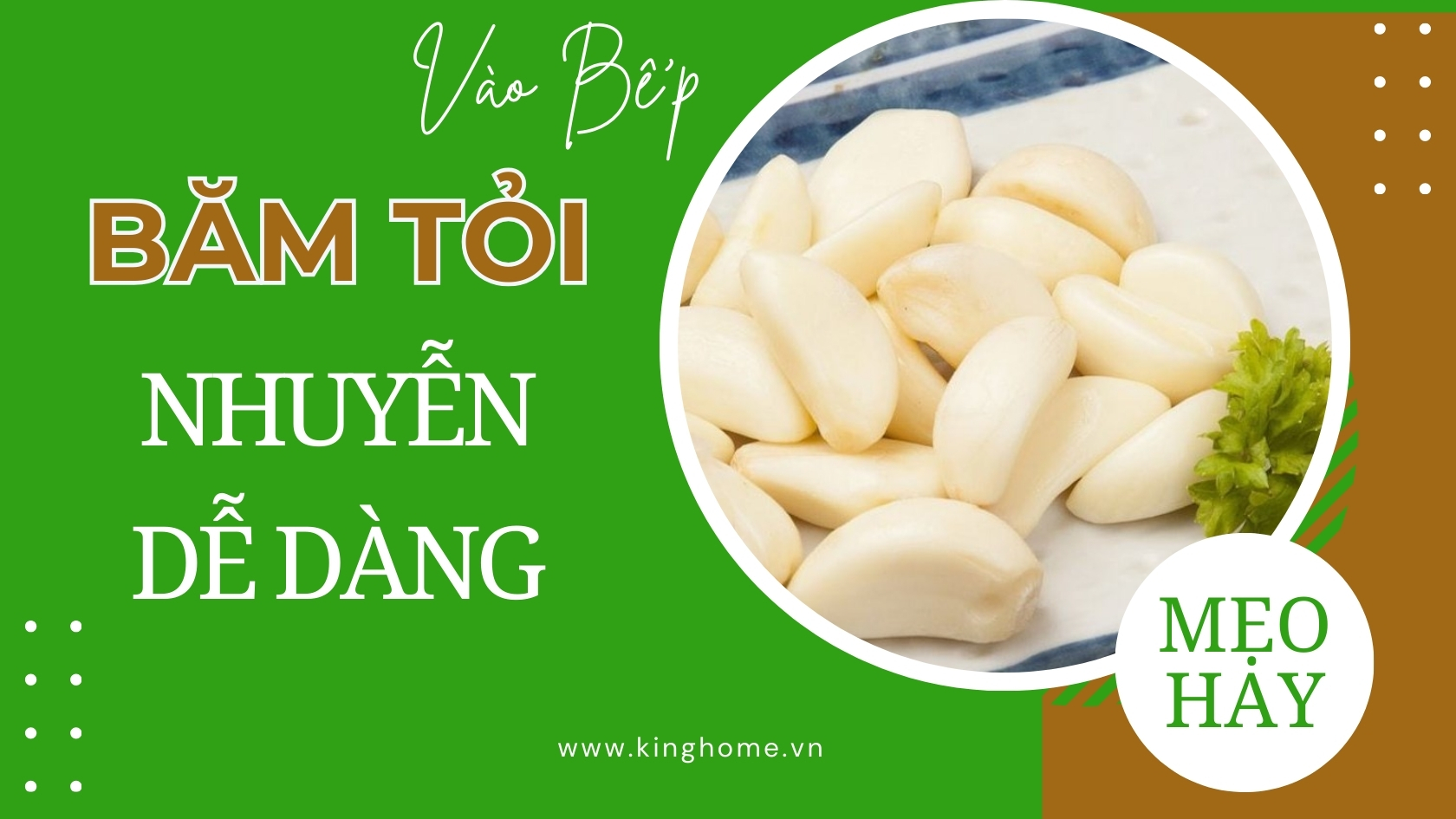 Một số cách băm tỏi nhuyễn, dễ dàng ngay tại nhà để chế biến món ăn 