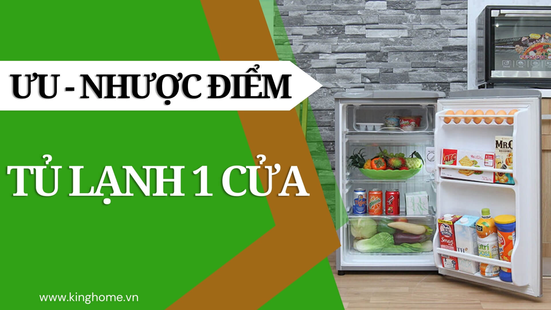 Ưu nhược điểm của tủ lạnh 1 cửa là gì và phù hợp với ai?