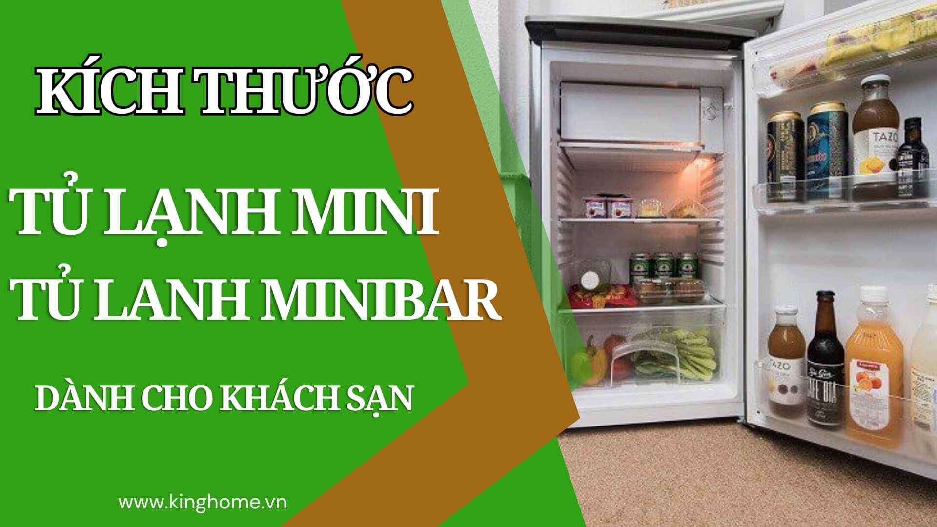 Kích thước tủ lạnh mini khách sạn và tủ lanh minibar khách sạn