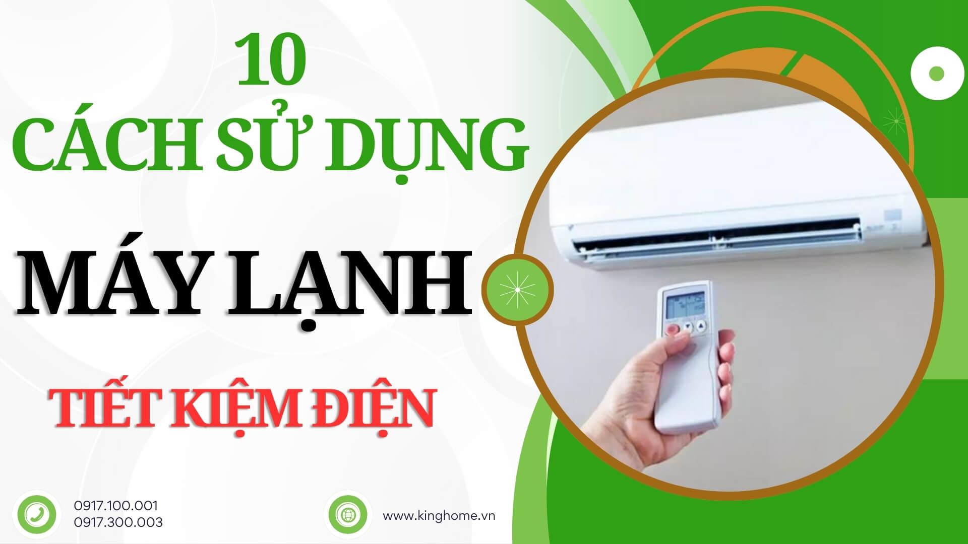 10 cách sử dụng máy lạnh tiết kiệm điện hiệu quả đơn giản nhất