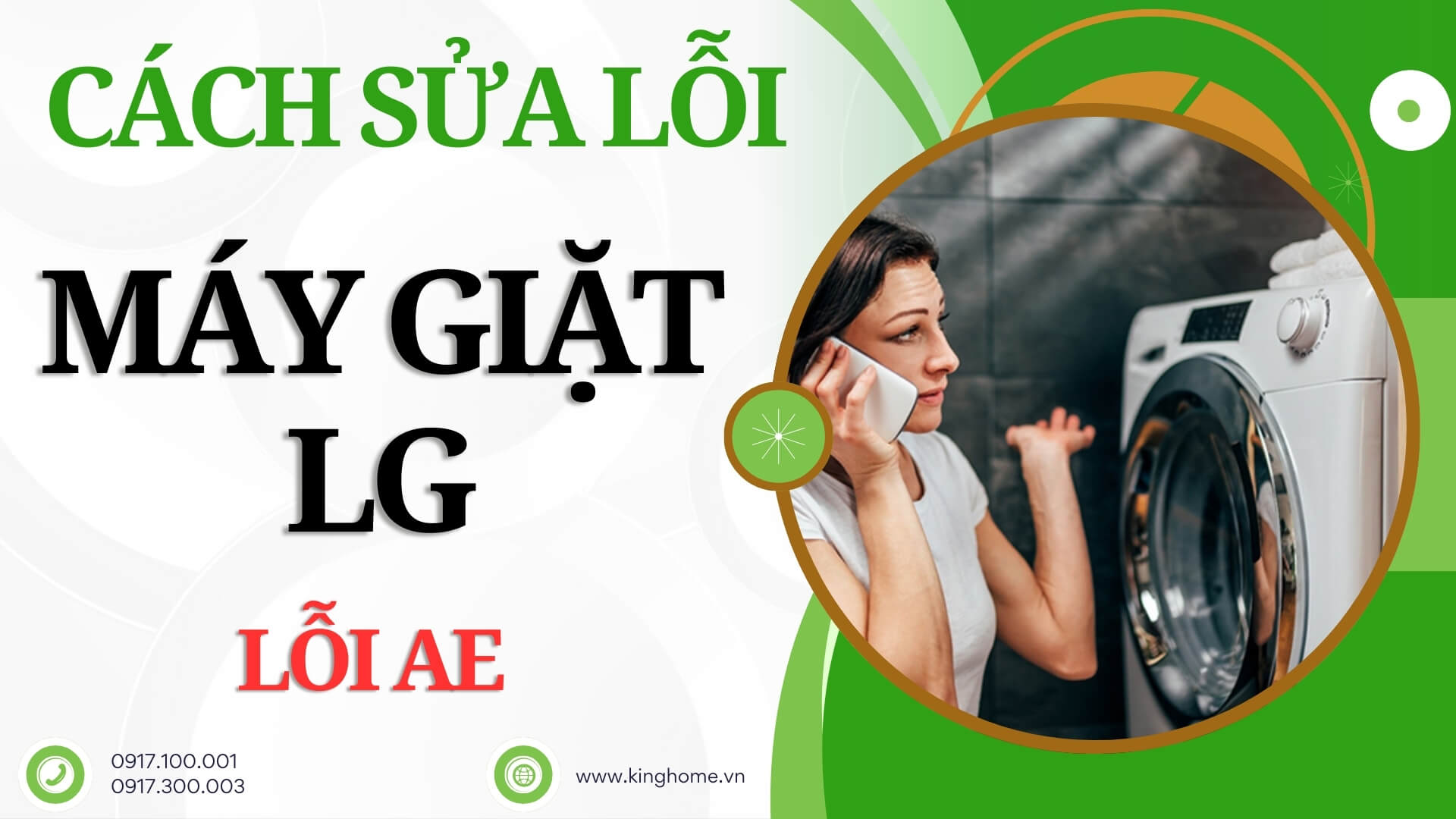 Lỗi AE máy giặt LG là gì và cách sửa lỗi nhanh chóng