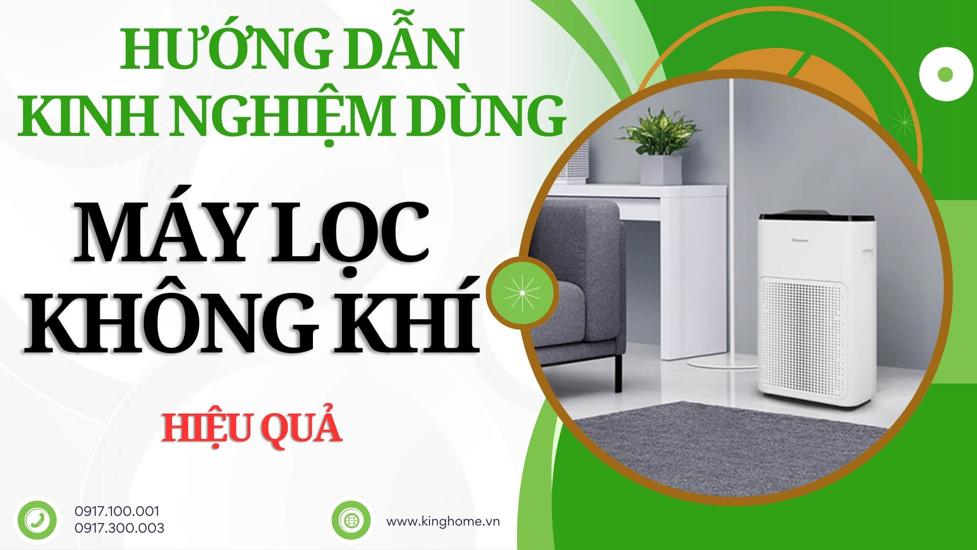 Hướng dẫn kinh nghiệm dùng máy lọc không khí hiệu quả