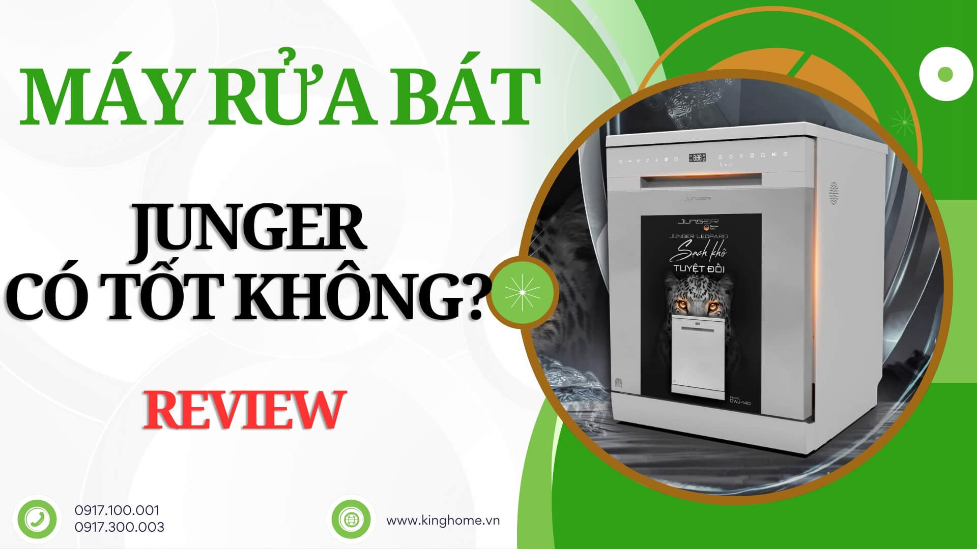 Máy rửa bát Junger có tốt không? Review