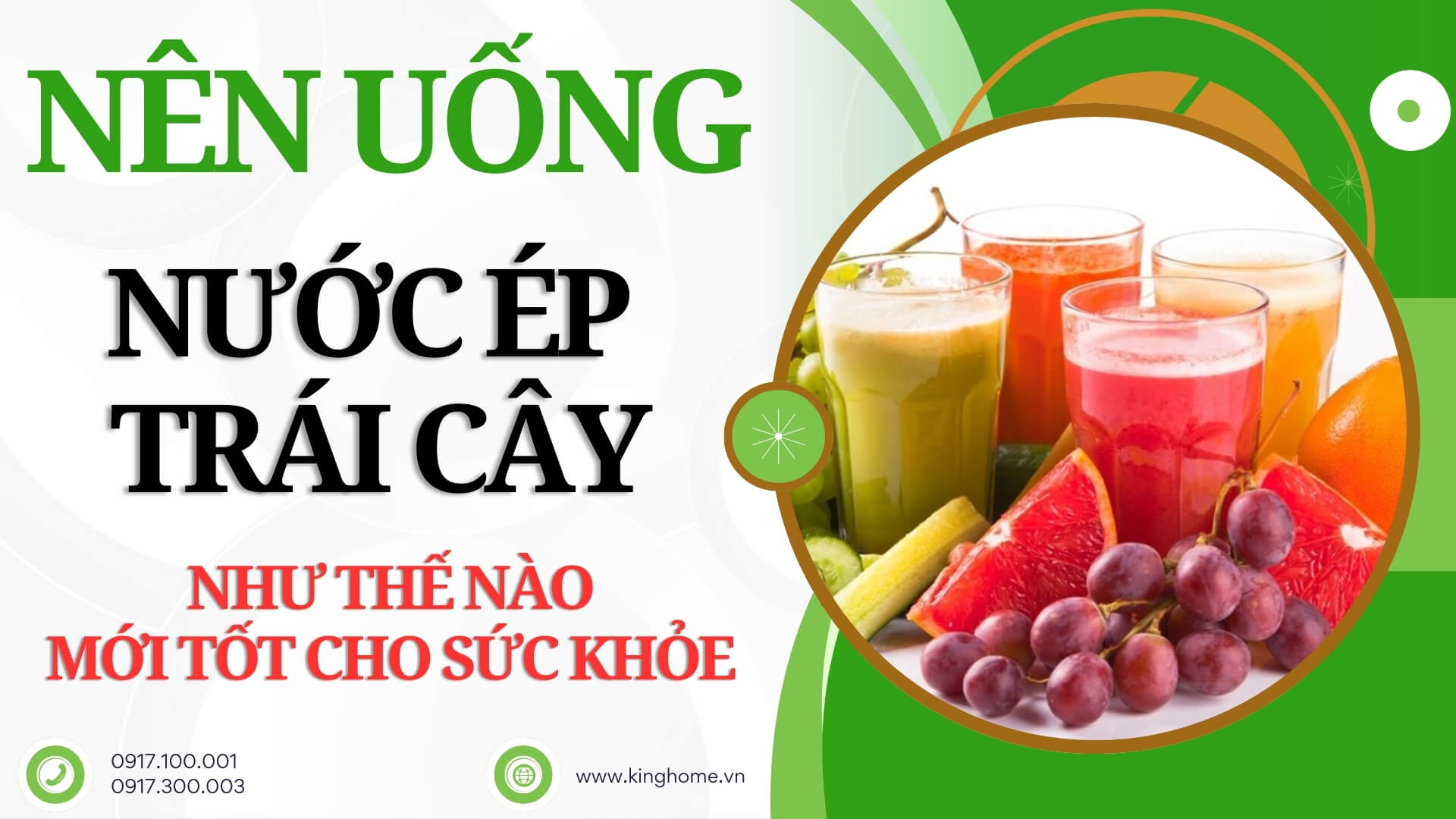 Nên uống nước ép trái cây như thế nào mới tốt cho sức khỏe