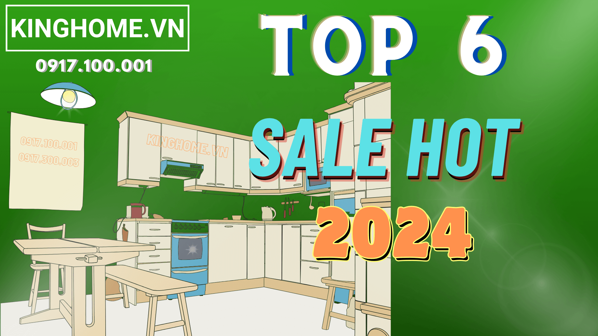 TOP 6 sản phẩm SALE HOT cuối năm tại KingHome.vn