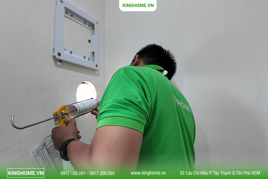 Thi công máy lọc không khí cấp khí tươi Airproce Smartvent AC 16 tại Nhà Phố Phường Tam Thắng TPHCM