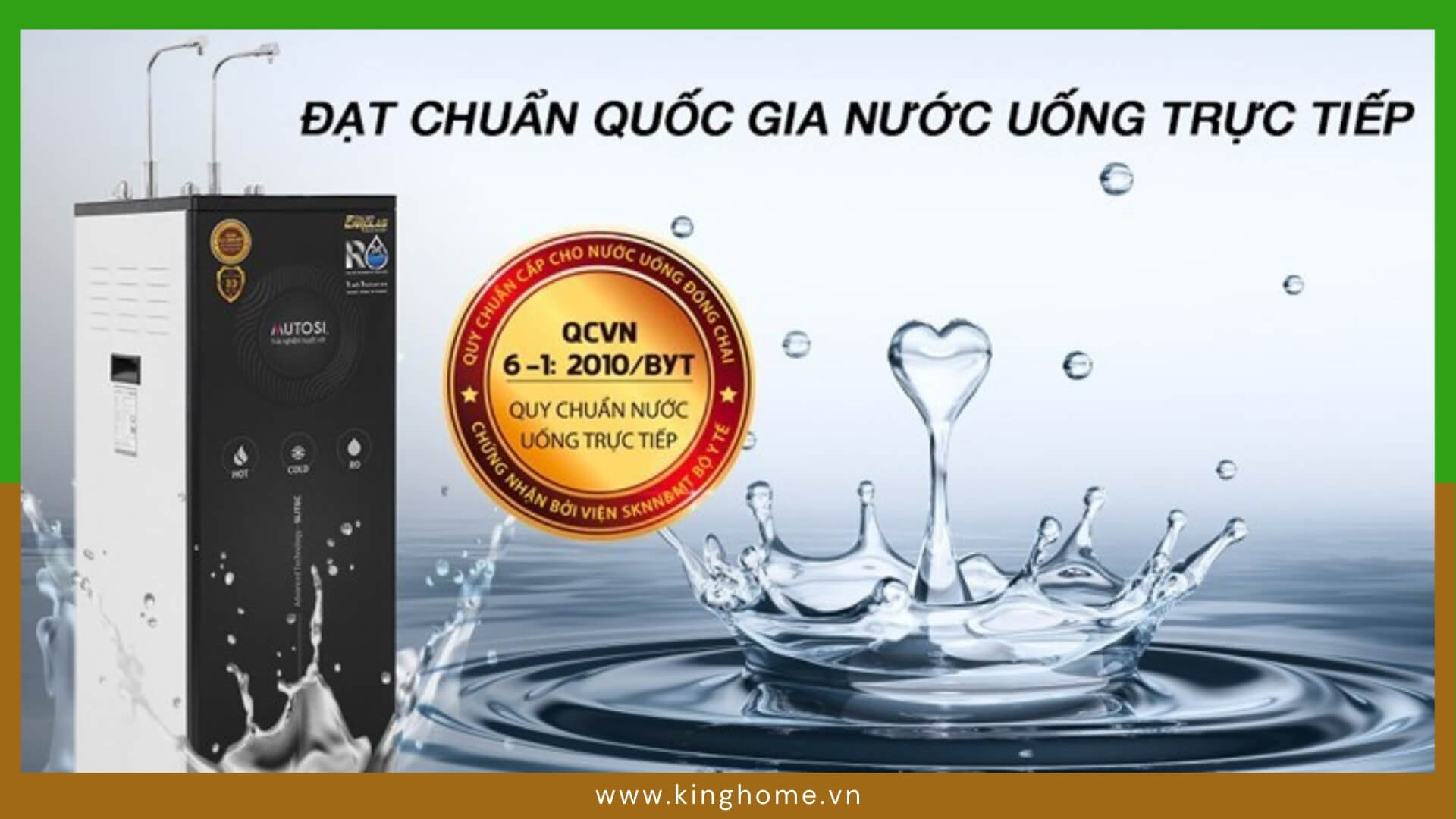 Nước từ máy lọc RO không thể uống trực tiếp