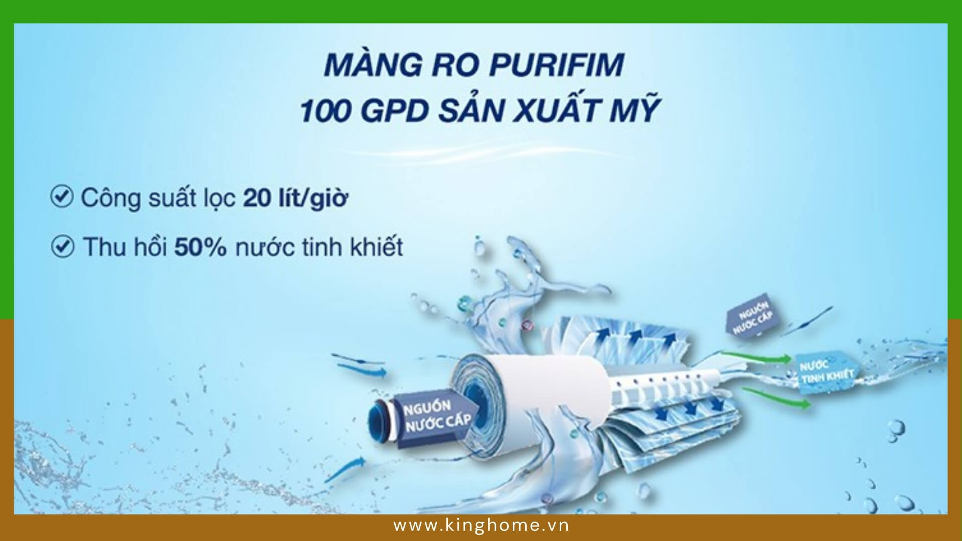 Máy lọc nước RO nhiều nước thải, tốn chi phí