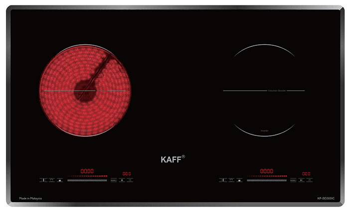 Bêp hồng ngoại điện từ đôi Kaff KF-SD300IC