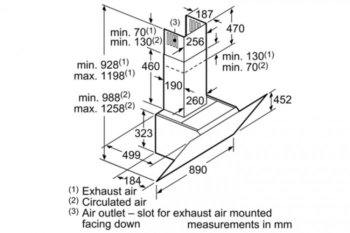 Máy hút mùi 9 tấc Bosch HMH.DWK97JQ60B