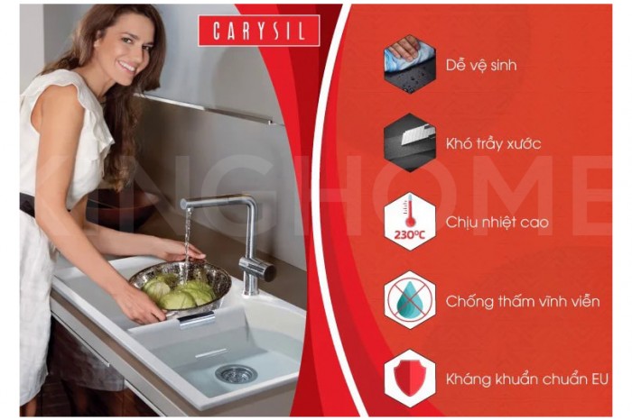 Chậu rửa cao cấp Carysil LAC1 – 10 Arena