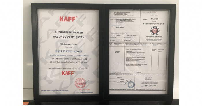 Thiết Bị Nhà Bếp King Home phân phối chính hãng sản phẩm của Kaff