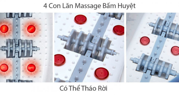 Lanaform Luxury LA110415 trang bị chức năng massage sục khí