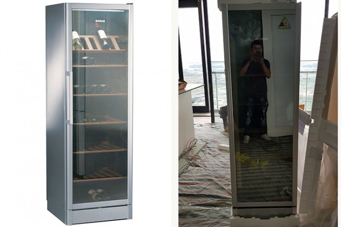 Tủ rượu Bosch KSW38940 phù hợp với mọi không gian nhà bếp