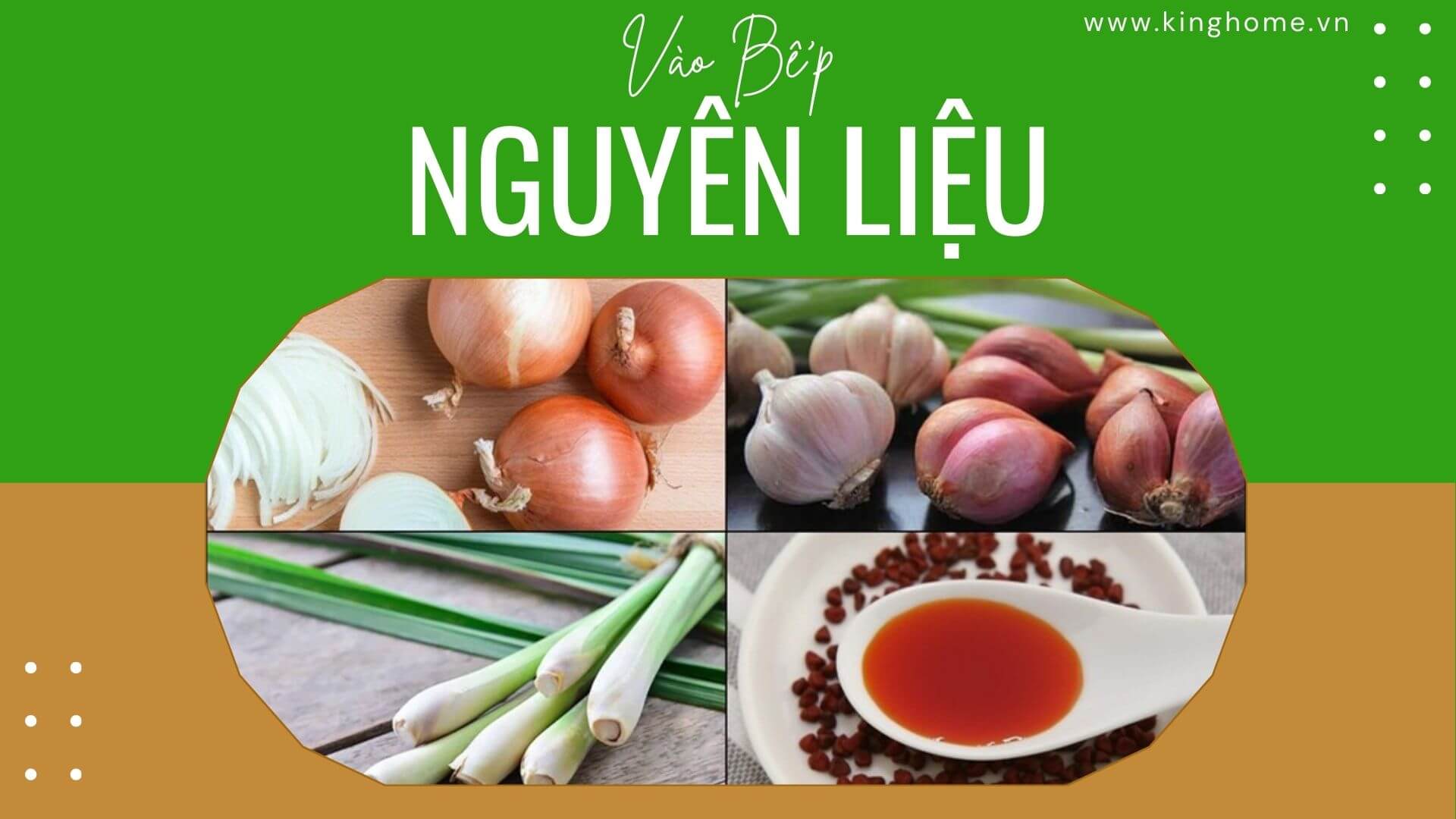 Nguyên liệu chuẩn bị gia vị ướp đồ nướng