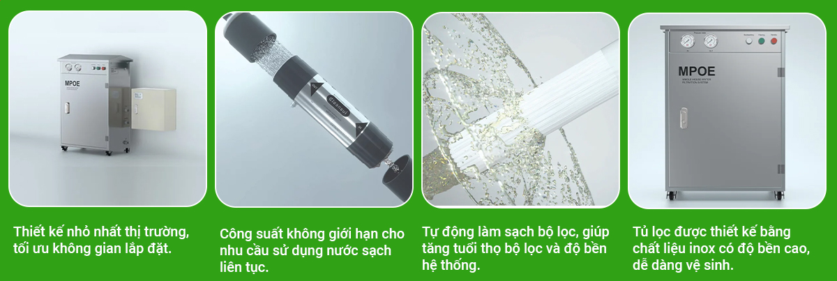 Hệ thống lọc tổng Mitsubishi Cleansui MPOE-S