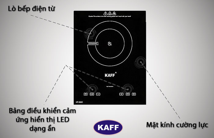 bếp điện từ âm Kaff KF-330C