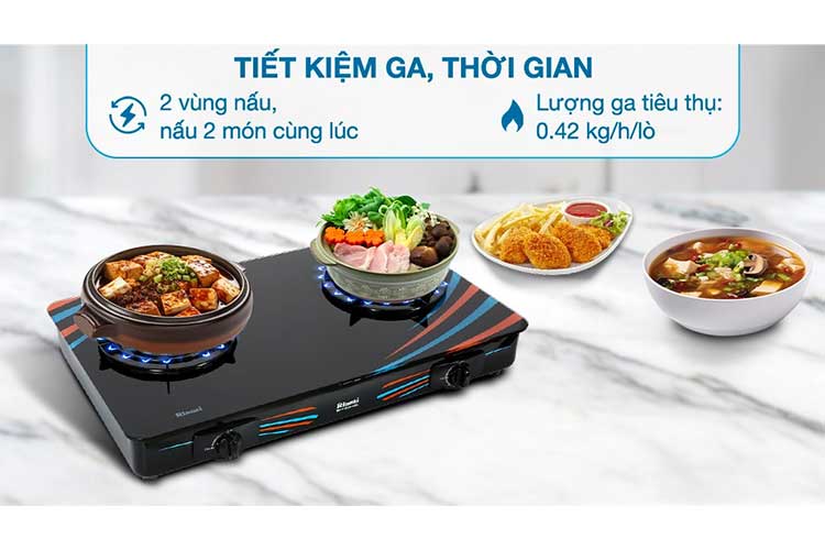 Bếp gas để bàn Rinnai RV-715Slim(GL-SC)