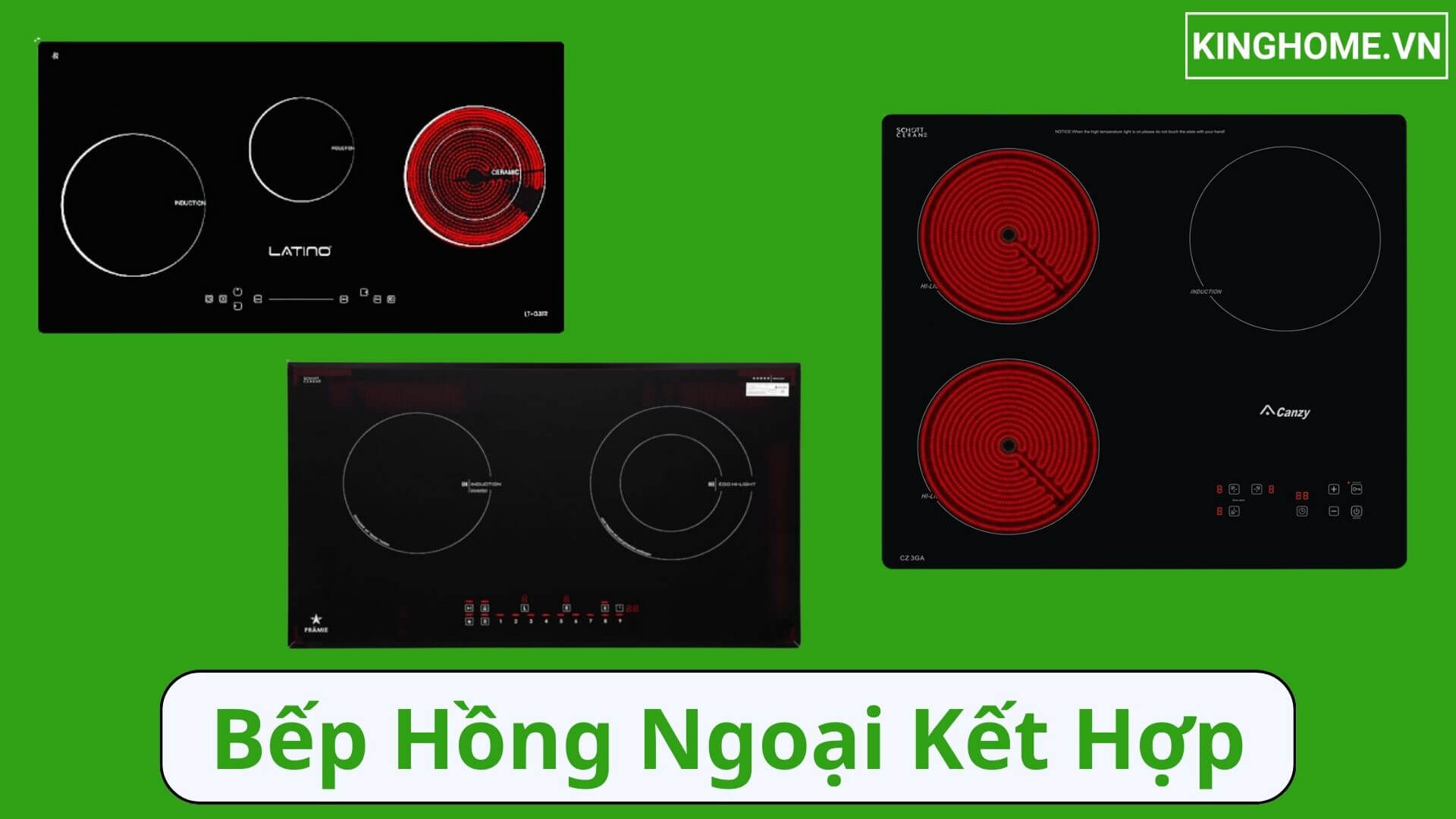 Bếp hồng ngoại kết hợp