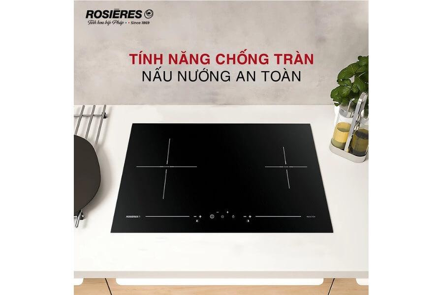 Bếp từ 2 vùng nấu âm bàn Rosieres RPI7220/1