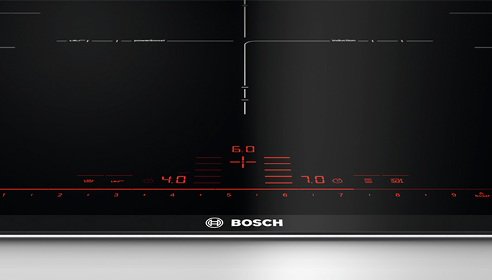 Bảng điều khiển của bếp từ Bosch PIE875DC1E 