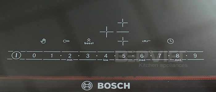Bảng điều khiển của bếp từ Bosch PIJ651FC1E