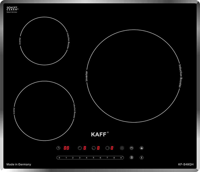 Bếp điện từ Kaff Hybrid KF-S48QH công suất 3 lò nấu lớn