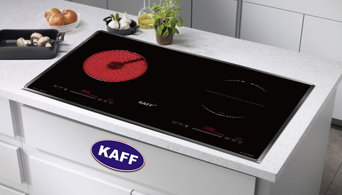 Bếp hồng ngoại điện từ đôi Kaff KF-SD300IC - Tặng Máy Hút Mùi - 1