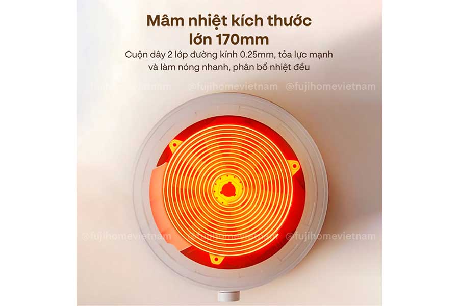 Bếp từ tròn đơn Fujihome IC-H02