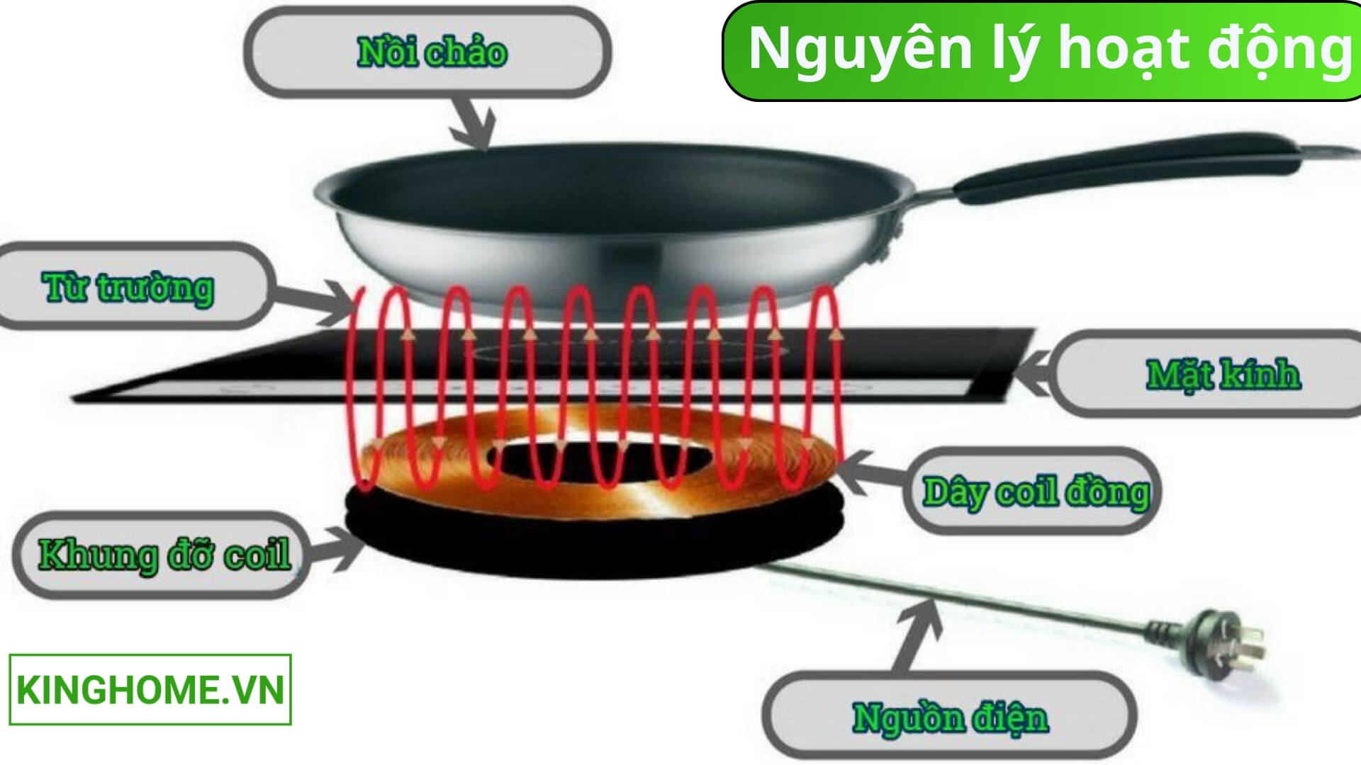 Nguyên lý hoạt động của bếp từ