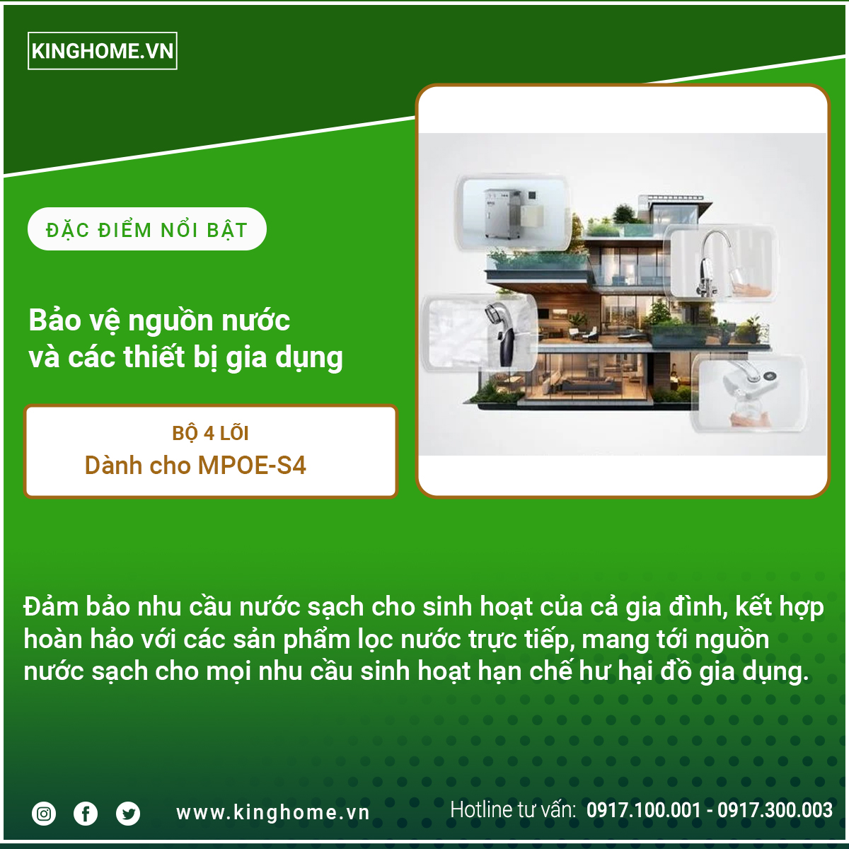 Bộ 4 lõi dành cho MPOE-S4