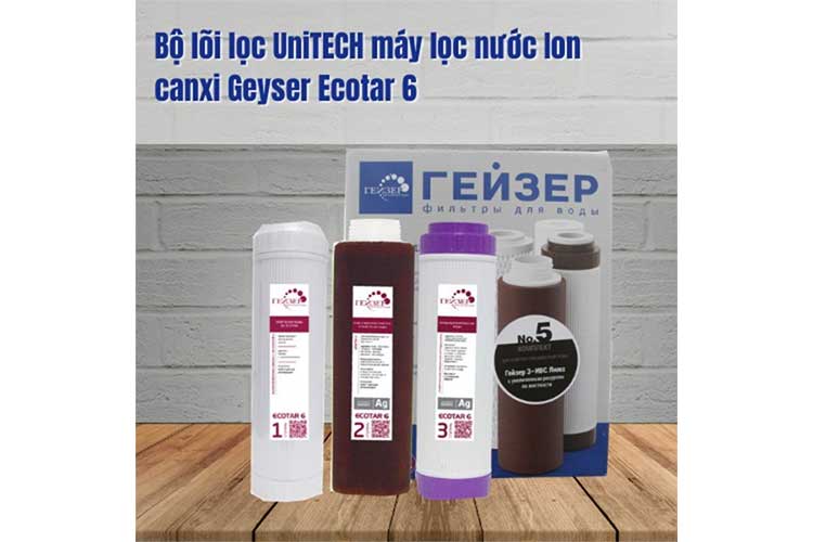 Bộ lõi lọc 1-2-3 Geyser Ecotar 6