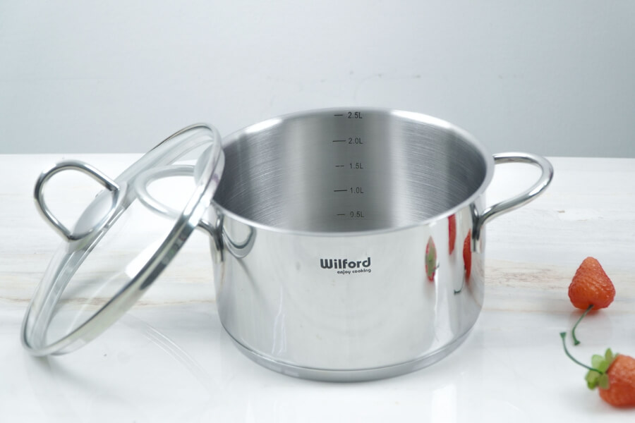 Bộ nồi inox 7 món Chefs Wilford WF7Plus