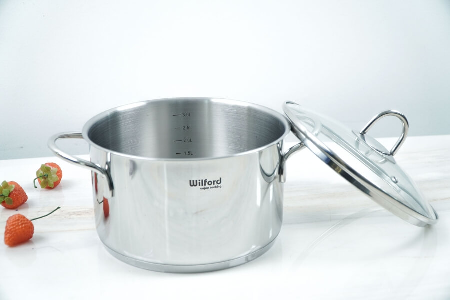 Bộ nồi inox 7 món Chefs Wilford WF7Plus