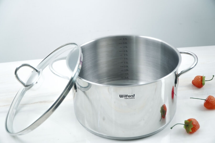 Bộ nồi inox 7 món Chefs Wilford WF7Plus