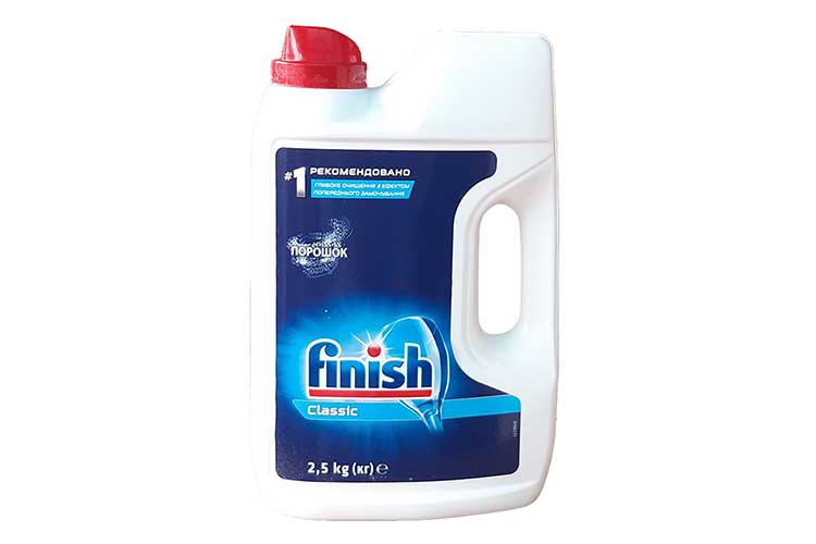 Bột rửa bát Finish Classic 2.5Kg - Không mùi hương