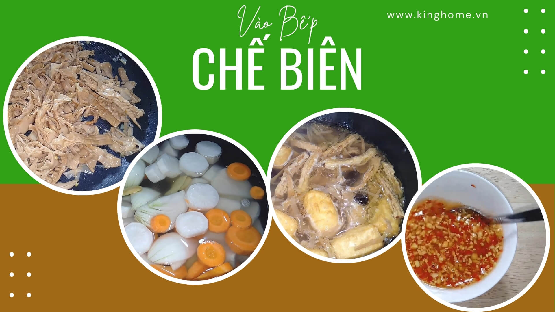 Chế biến bún măng chay