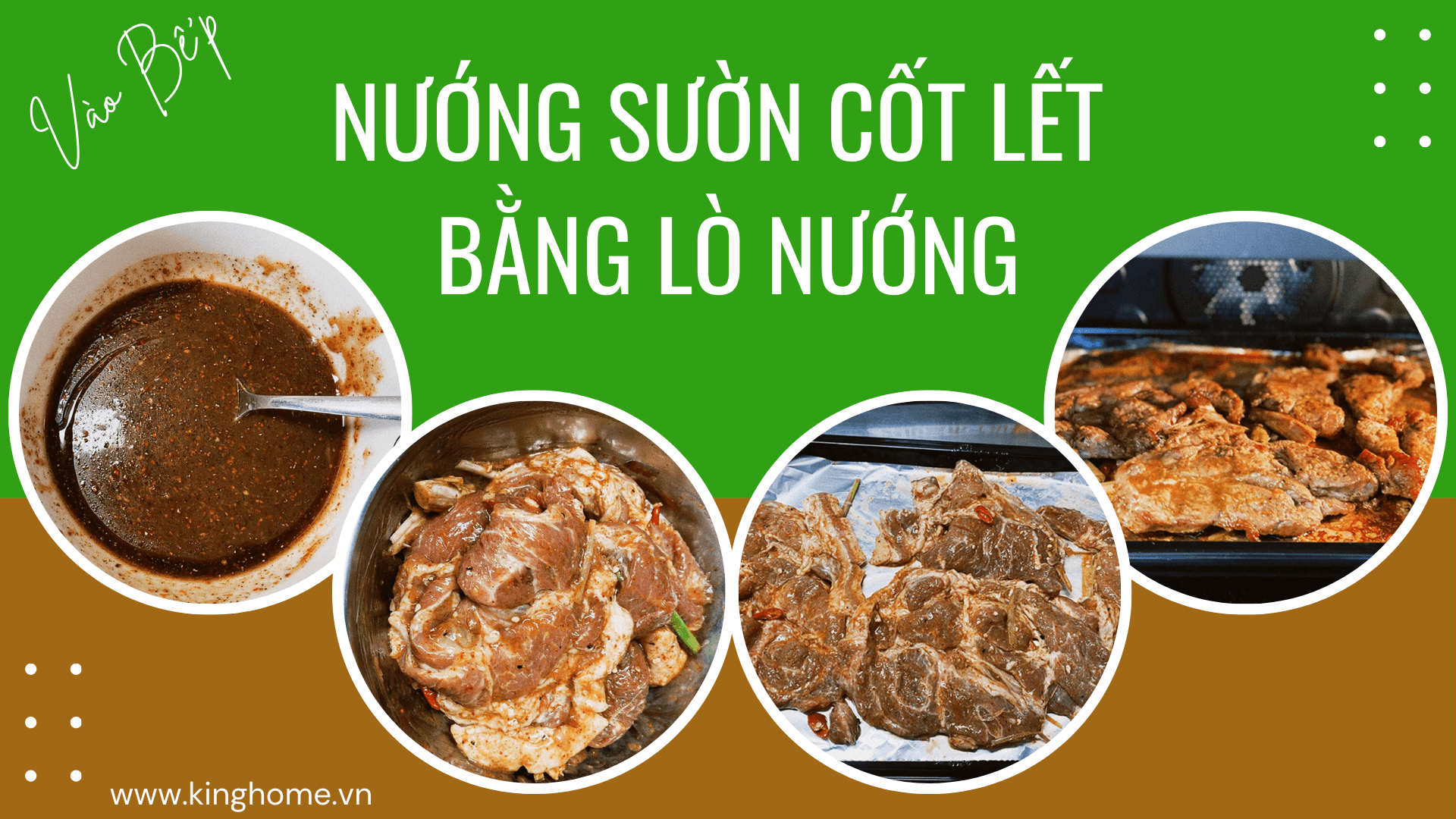 Chế biến Sườn cốt lết nướng