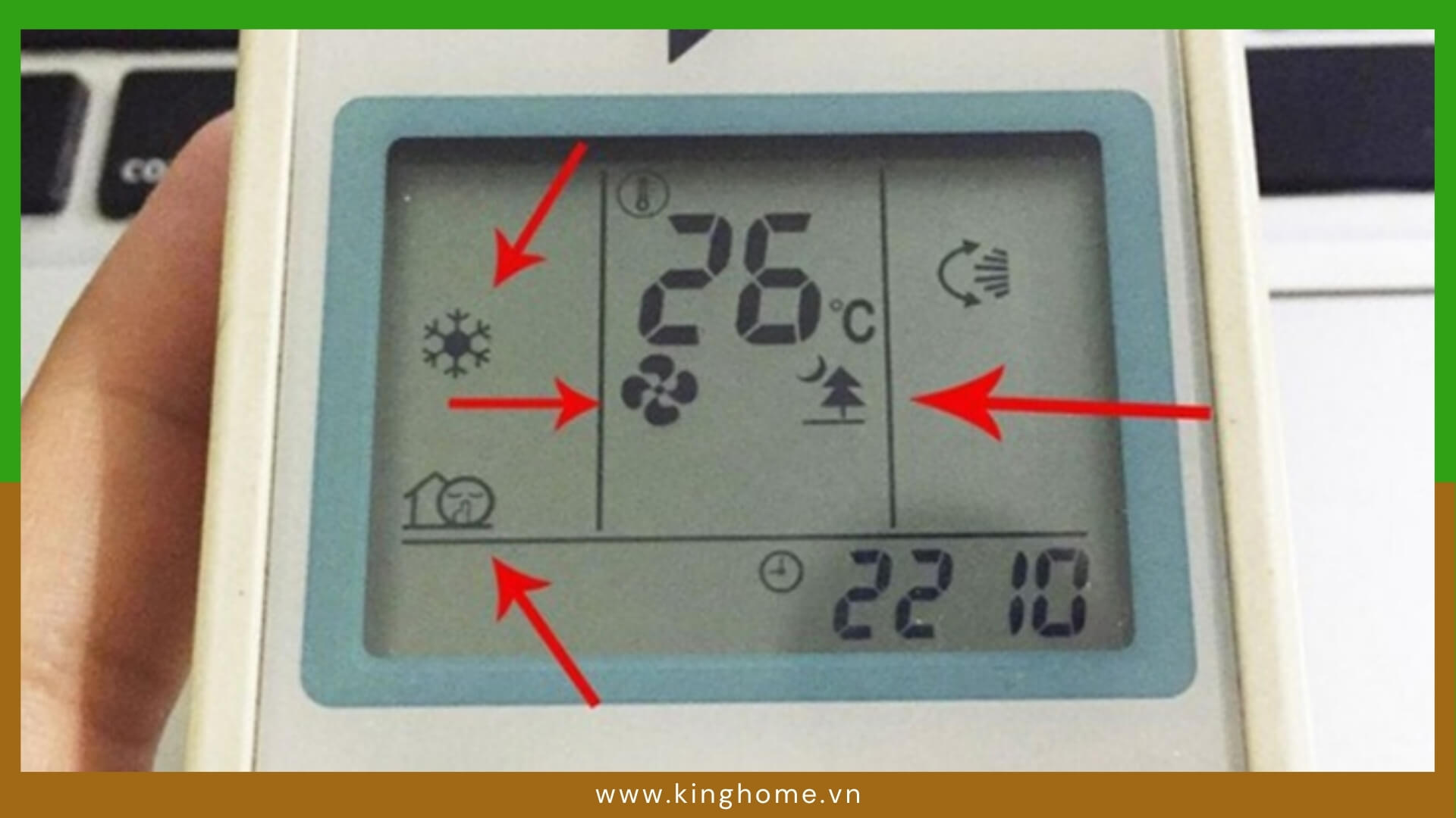 Những ký hiệu lạ trên remote máy lạnh