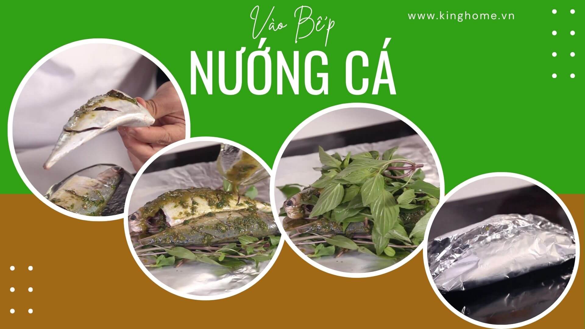 Nướng cá bạc má nướng lá quế