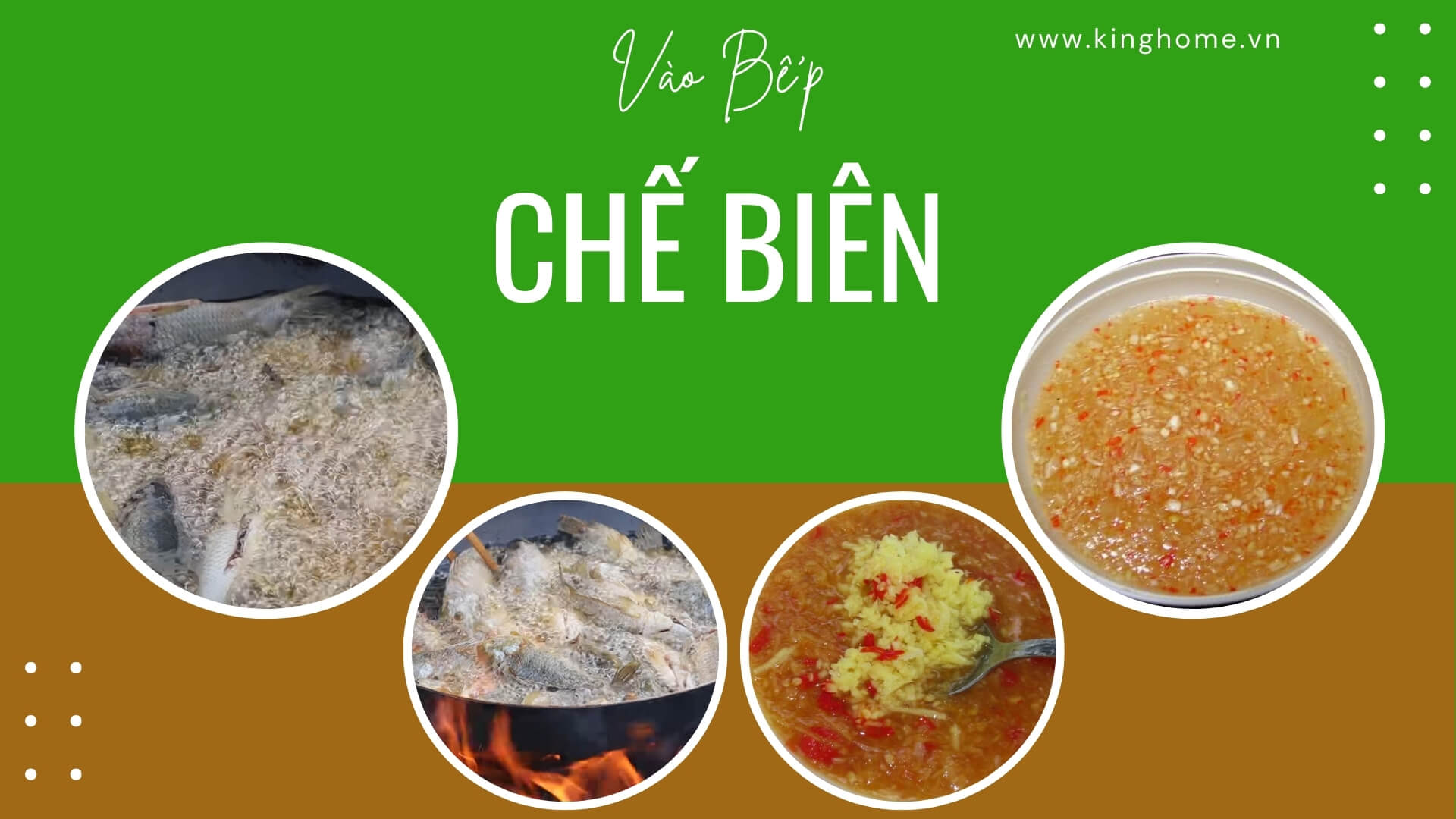 Chế biến Cá rô chiên xù chấm mắm gừng