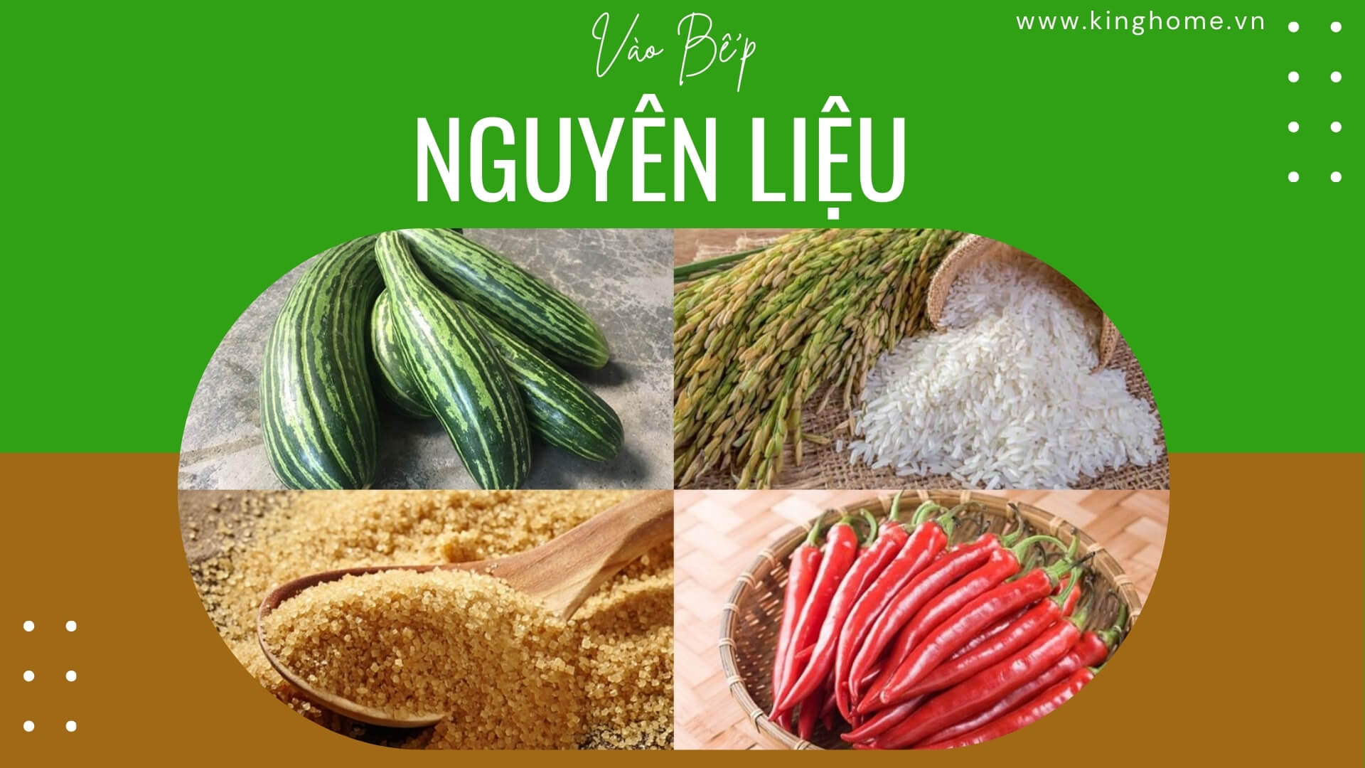 Nguyên liệu làm Dưa mắm miền Tây