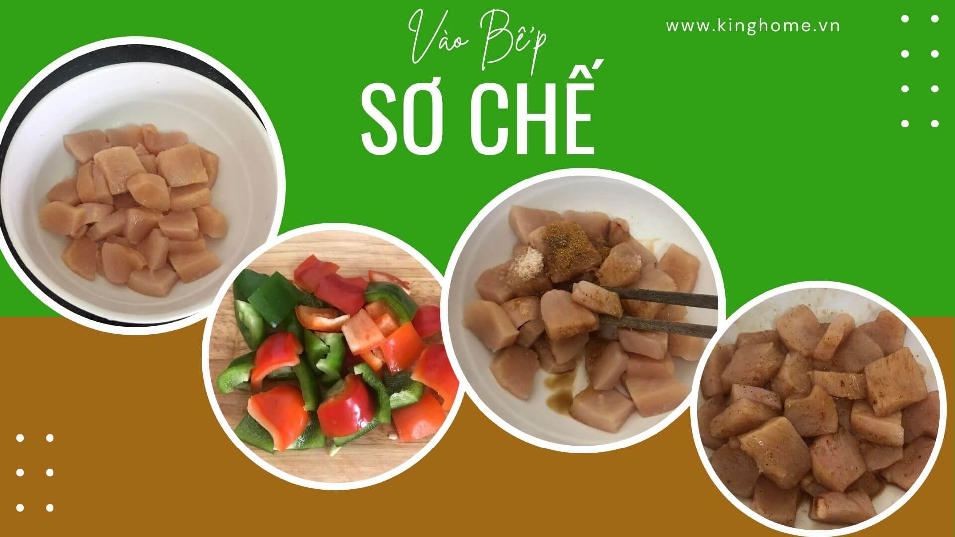 Sơ chế gà xiên que nướng