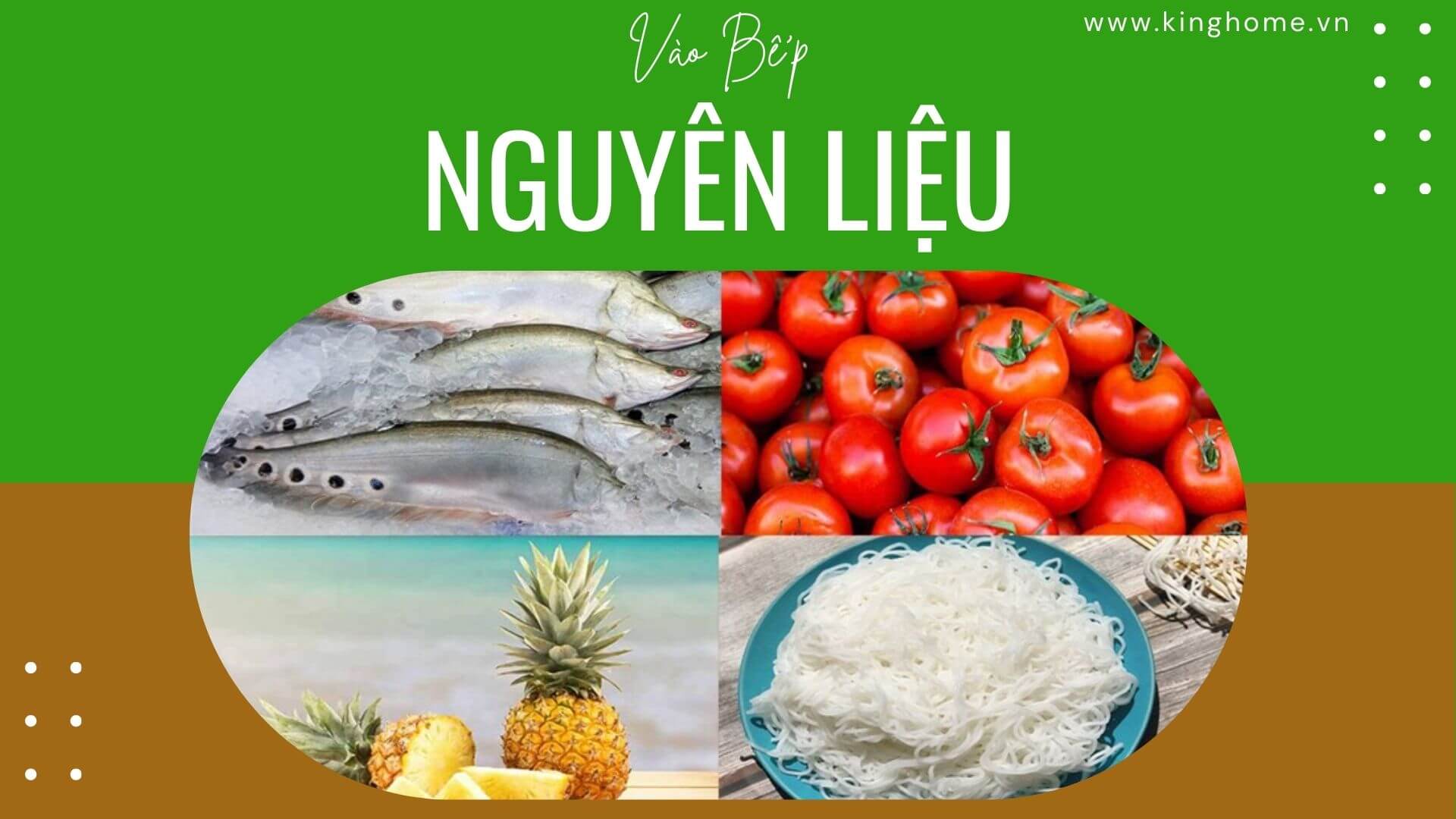 Nguyên liệu làm bún chả cá thác lác