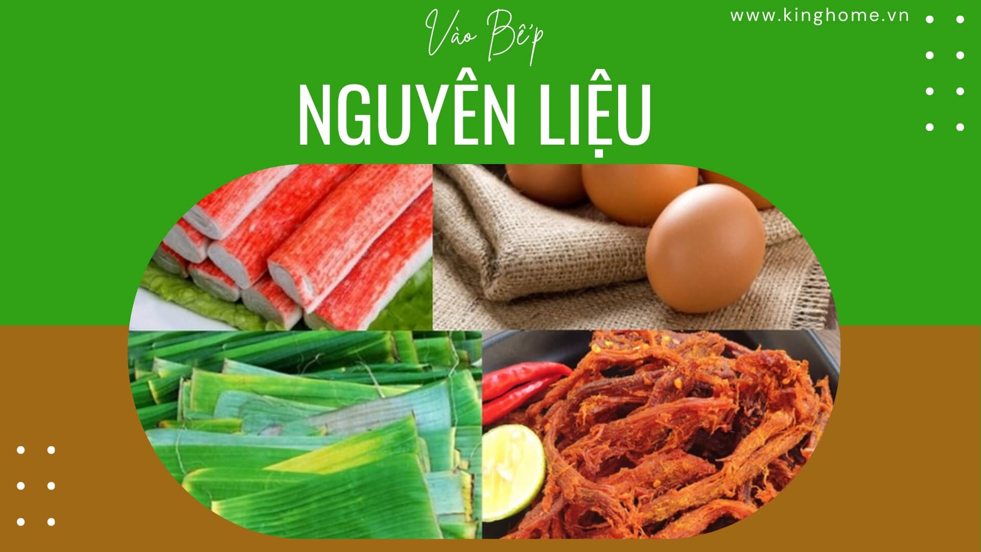 Nguyên liệu làm món trứng nướng hình chiếc thuyền