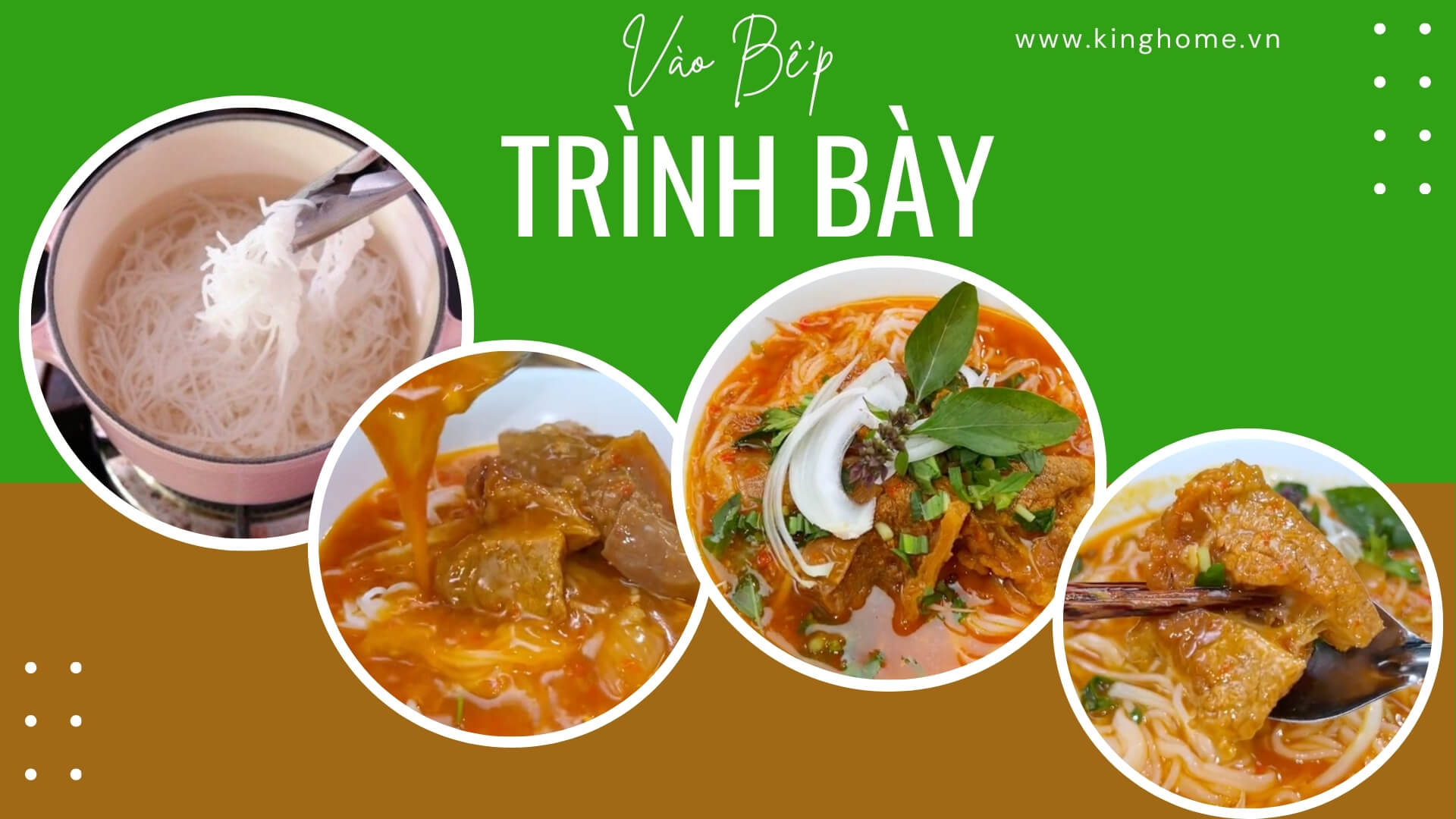 Trình bày bún bò cay Bạc Liêu