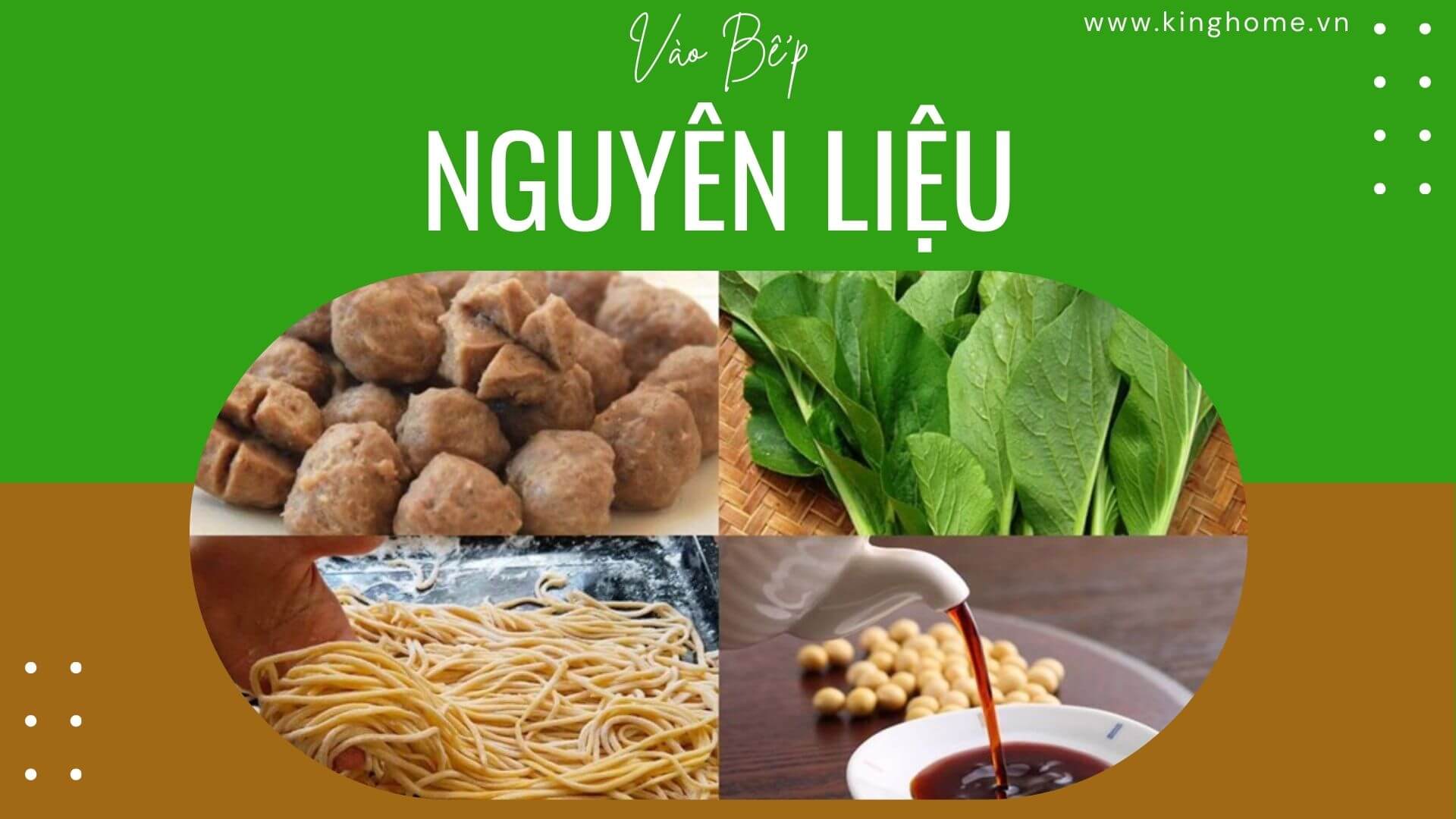 Nguyên liệu làm mì bò viên